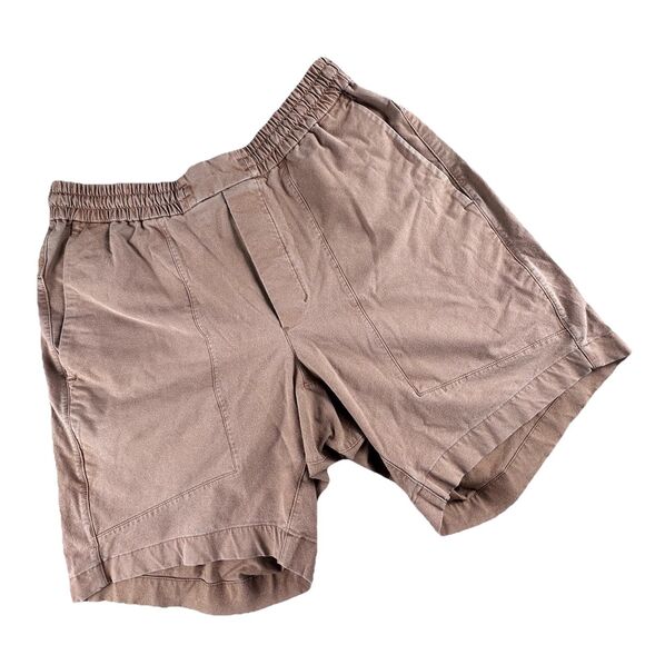 Lululemon Bowline Short Mens M Pink 7" Athletic Stretch Performance Drawstring - Picture 1 of 8